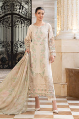 3 Piece Embroidered Self Jacquard Lawn Suit