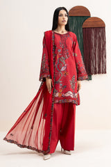 3 Piece Embroidered Lawn Suit