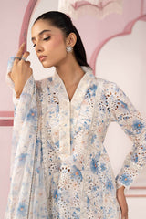 3 Piece Embroidered Lawn Suit