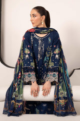 3 Piece Embroidered Dobby Lawn Suit