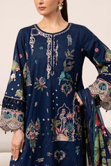 3 Piece Embroidered Dobby Lawn Suit