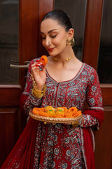 3 Piece Block Printed Lawn Suit