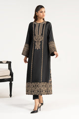 2 Piece Embroidered Raw Silk Suit