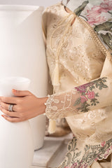 3 Piece Embroidered Dobby Lawn Suit