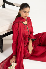 3 Piece Embroidered Dobby Lawn Suit