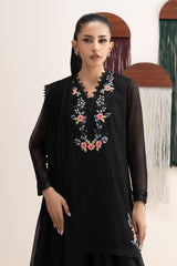 3 Piece Embroidered Cotton Net Suit
