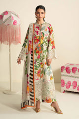 3 Piece Embroidered Lawn Suit