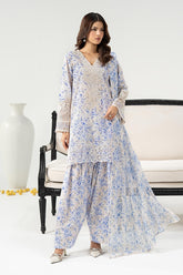 3 Piece Embroidered Lawn Suit – Elegance Redefined