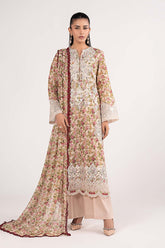 3 Piece Embroidered Lawn Suit