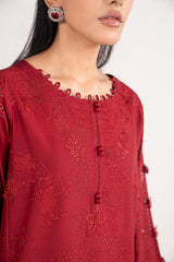 3 Piece Embroidered Dobby Lawn Suit