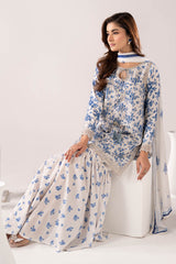 3 Piece Embroidered Lawn Suit