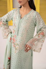 3 Piece Embroidered Lawn Suit