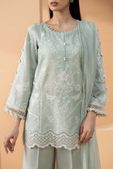 3 Piece Embroidered Dobby Lawn Suit