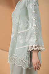 3 Piece Embroidered Dobby Lawn Suit