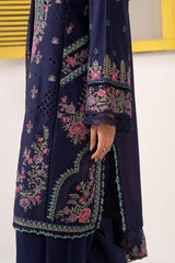 3 Piece Embroidered Dobby Lawn Suit