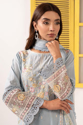 3 Piece Embroidered Dobby Lawn Suit
