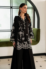 3 Piece Embroidered Dobby Lawn Suit