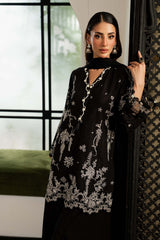 3 Piece Embroidered Dobby Lawn Suit