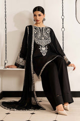 3 Piece Embroidered Dobby Lawn Suit