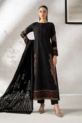 3 Piece Embroidered Khaddar Suit