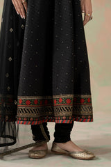3 Piece Embroidered Filament Viscose Suit