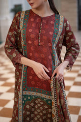 3 Piece Embroidered Lawn Suit