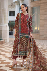 3 Piece Embroidered Lawn Suit