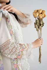 3 Piece Embroidered Dobby Suit