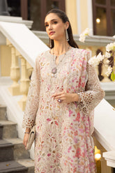 3 Piece Embroidered Organza Suit - Asian Style House