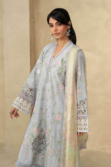 3 Piece Embroidered Dobby Lawn Suit