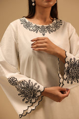 Dobby Embroidered Co-Ord Set