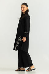 Dobby Embroidered Shirt And Trouser