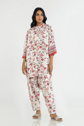 Stitched Basic Cambric Shirt + Skinny Shalwar