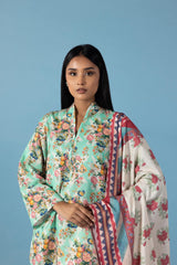 Stitched Linen Shirt + Dupatta