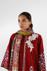 Stitched Printed Khaddar Suit