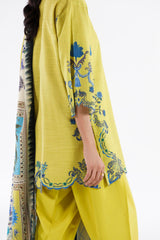 Stitched Embroidered Muzlin Suit