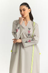 Jacquard Block Printed Shirt And Trouser
