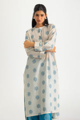Jacquard Dyed Shirt And Printed Trouser