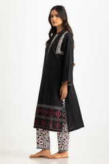 Jacquard Embroidered Shirt And Printed Trouser
