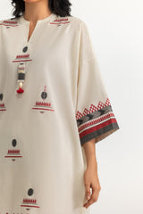 Jacquard Shirt And Dyed Trouser