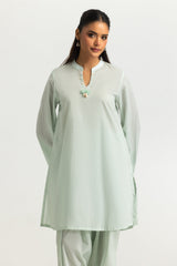 Jacquard Shirt And Dyed Trouser