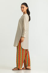 Jacquard Shirt And Printed Trouser