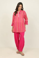 Leno Kara Dyed Shirt And Cambric Trouser