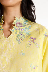 Stitched Muzlin Lawn Suit