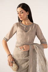 Embellished Chiffon Saree