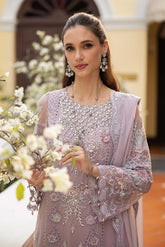 3 Piece Embroidered Chiffon Suit - Asian Style House