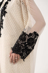 3 Piece Embroidered Chiffon Suit