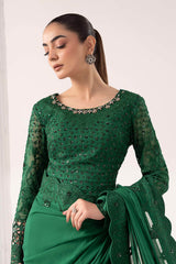 Embroidered Chiffon Saree