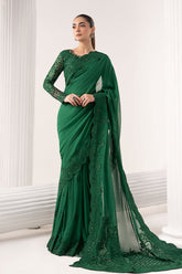Embroidered Chiffon Saree - Asian Style House