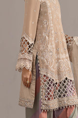 3 Piece Embroidered Velvet Suit